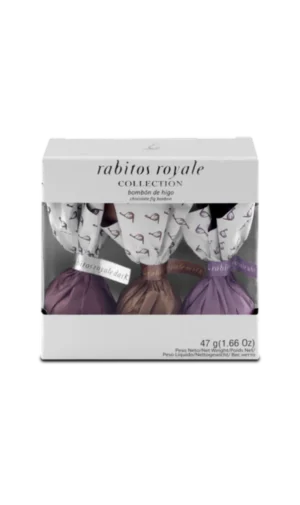 Rabitos Royale figos šokolade assorti 3 vnt dėžutėje 47 g