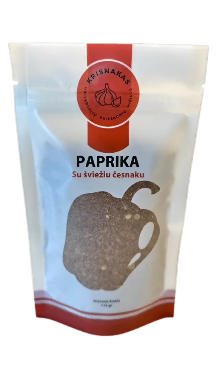 Prieskonių mišinys su paprika ir šviežiu česnaku