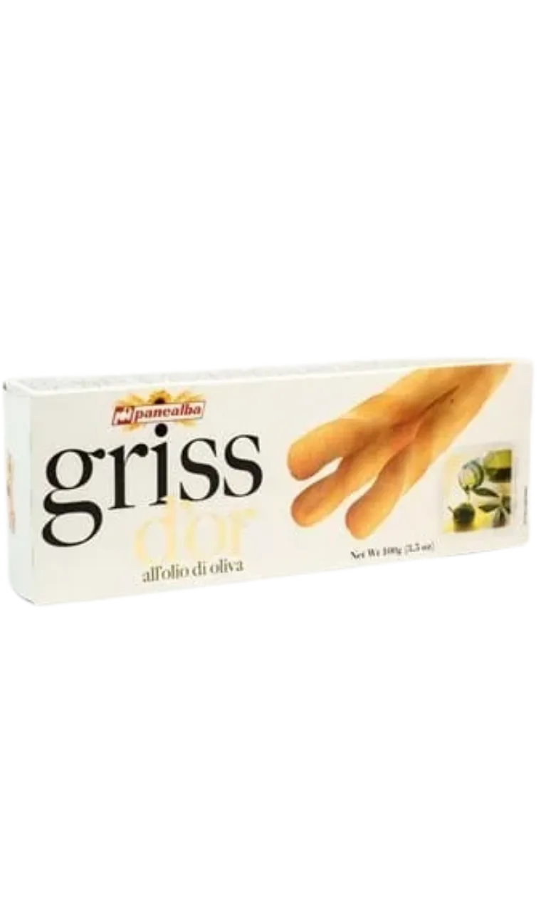 Duonos lazdelės Grissini su alyvuogių aliejum 100g