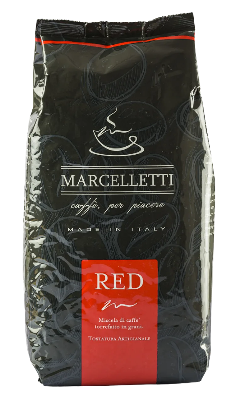 Kava pupelėmis Marcelletti Red 1kg