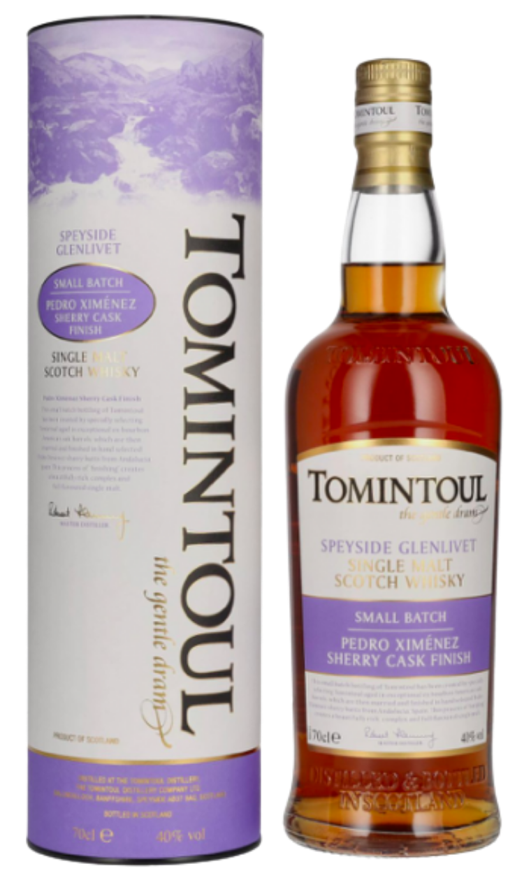 Viskis Tomintoul Single Malt PX Sherry Cask