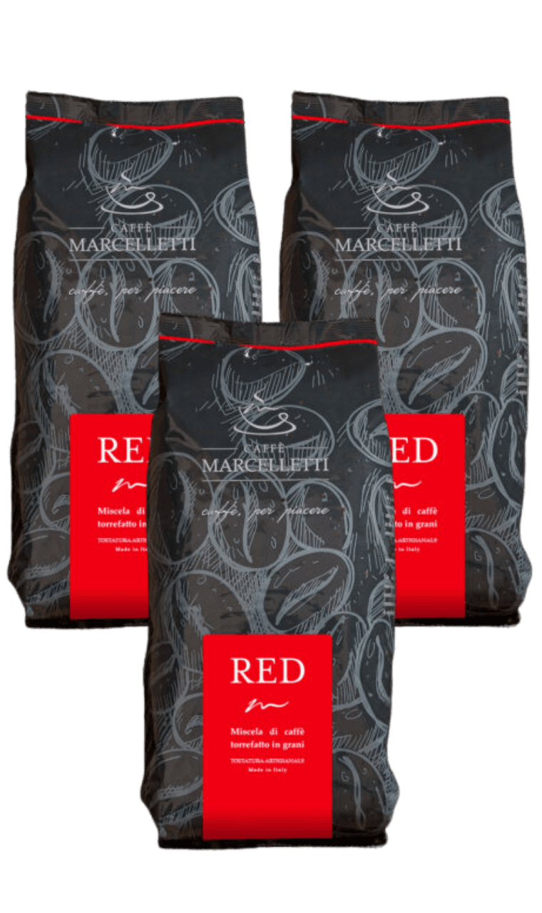 Kava pupelėmis Marcelletti Red 3kg