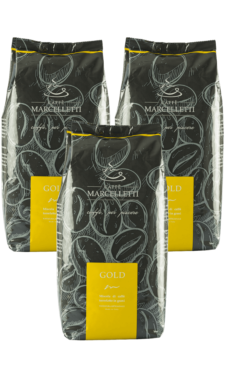 Kava pupelėmis Marcelletti Gold 3 kg